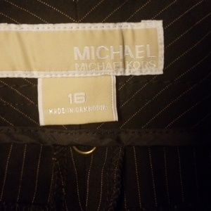 Dark Brown pinstripe trousers